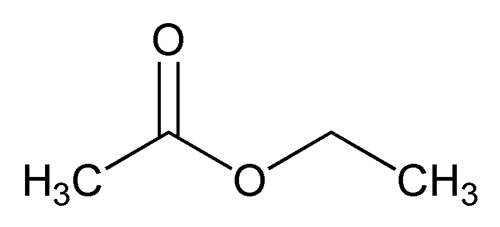 ethyl ethanoate structural formula